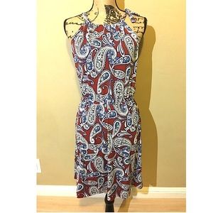 Red White and Blue Banana Republic Dress Size Small